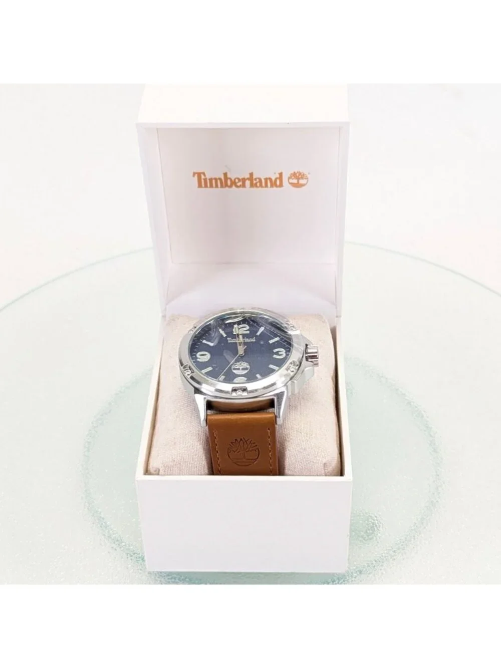 Timberland Men's Watch Classic Blue Dial Brown Leather Strap Quartz TDWGA9002202